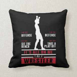 Wrestler Wrestling Cute Gift For Wrestler Cushion