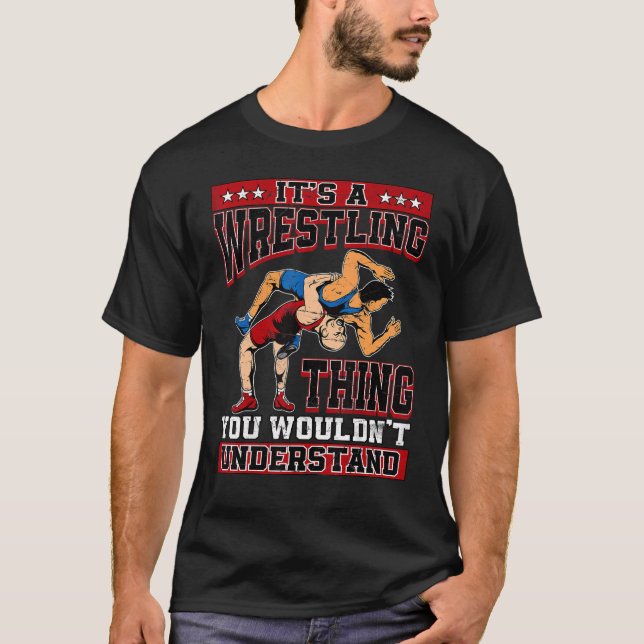 Wrestler Wrestling   Pro Wrestler   Idea Boys Mens T-Shirt (Front)