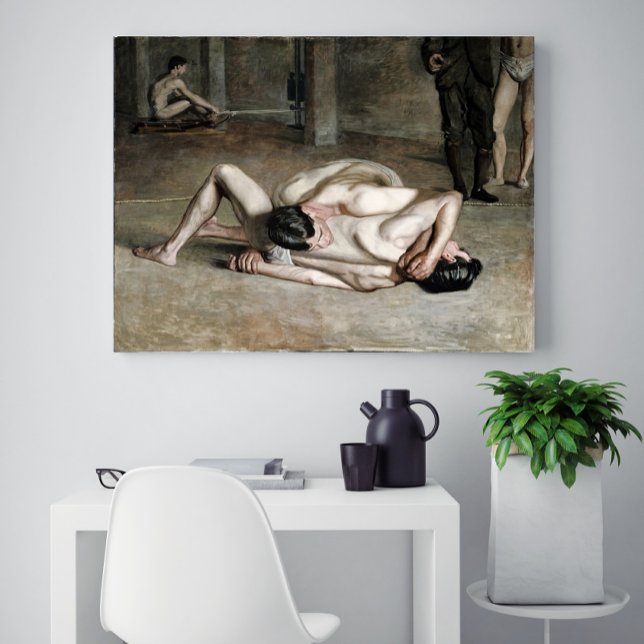 Wrestlers Fine Art Canvas Print (Creator Uploaded)