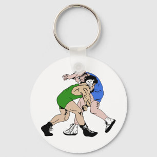 Wrestlers Key Ring