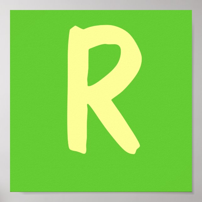 Wrestler's Name Lettering Poster (Front)