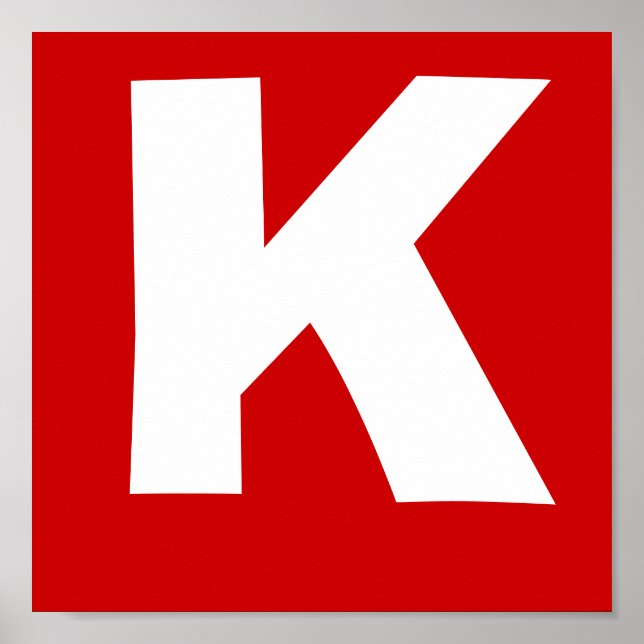 Wrestler's Name Lettering Poster (Front)