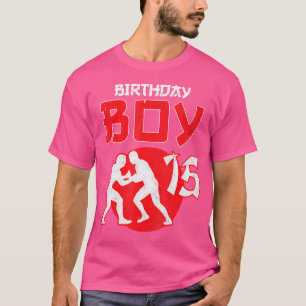 Wrestling 15 Years Old Birthday Mma Martial Arts B T-Shirt
