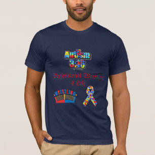 Wrestling Autism Awareness T-Shirt