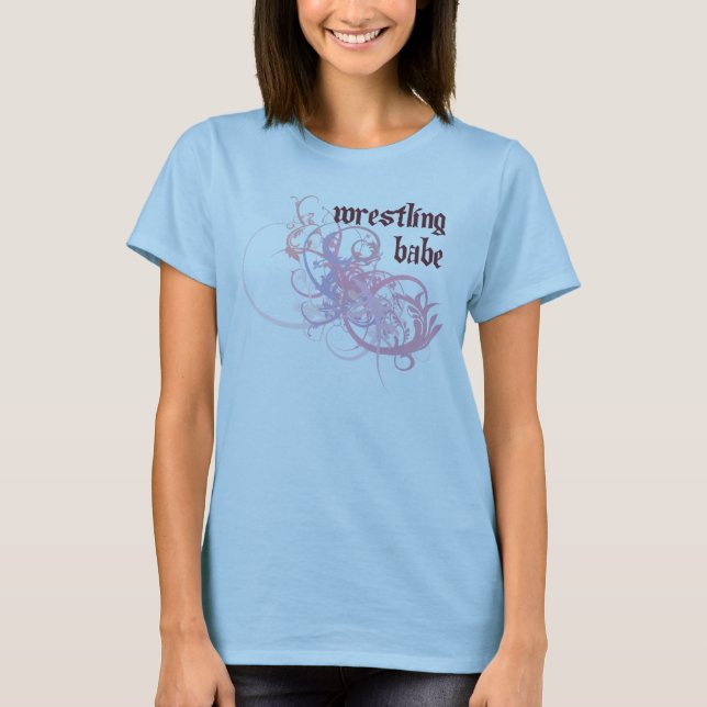 Wrestling Babe T-Shirt (Front)
