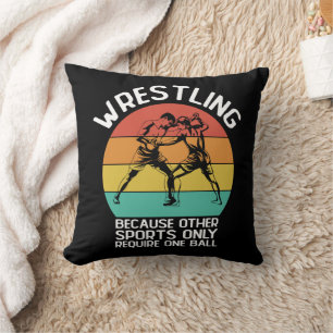 Wrestling Because Other Sports Only Require One  Cushion