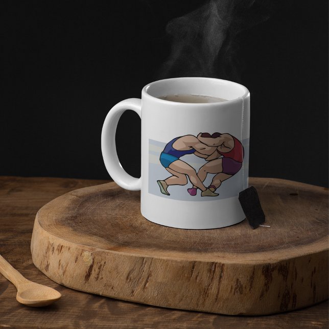 Wrestling Bout Coffee Mug (Creator Uploaded)