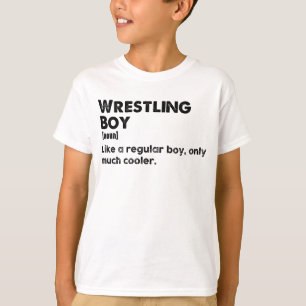 Wrestling Boy Definition Funny Wrestler T-Shirt