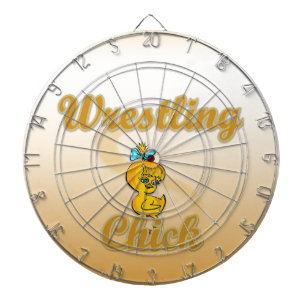 Wrestling Chick Dartboard