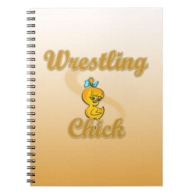 Wrestling Chick Notebook (Front)
