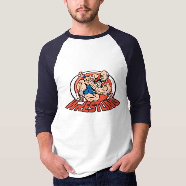 Wrestling Choke Hold T-Shirt (Front)