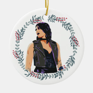 Wrestling Christmas Ornament - Rhea
