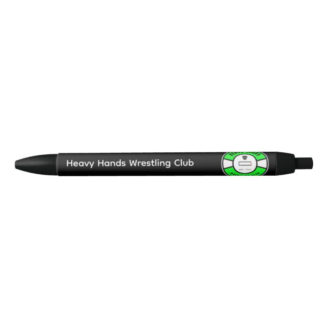 Wrestling Club Items Black Ink Pen (Front)
