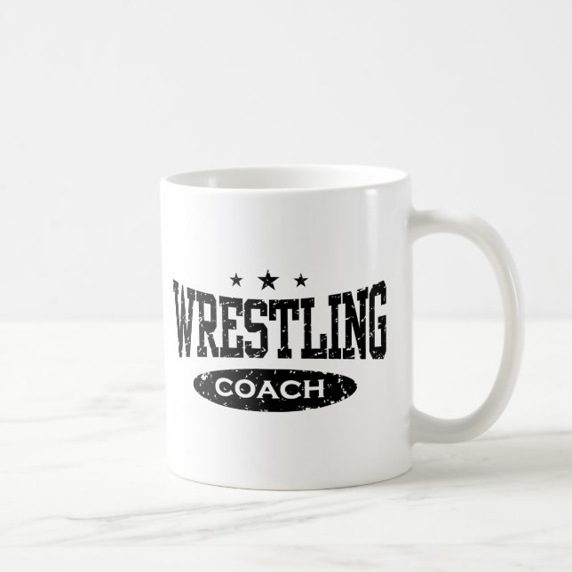 Wrestling Coach Coffee Mug (Right)