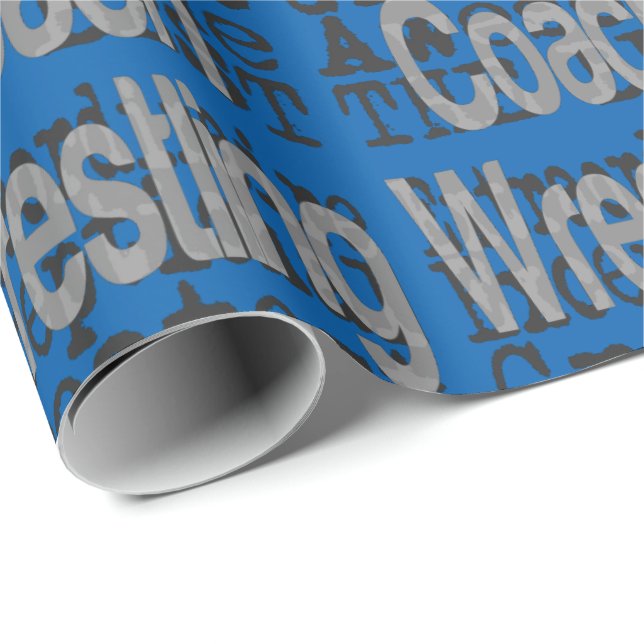Wrestling Coach Extraordinaire Wrapping Paper (Roll Corner)