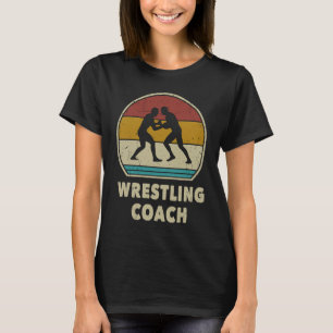 Wrestling Coach Wrestler  Retro Vintage Wrestler C T-Shirt