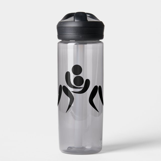 Wrestling Competition The Eddy Water Bottle (Front)