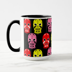 Wrestling Contest Masks Mug
