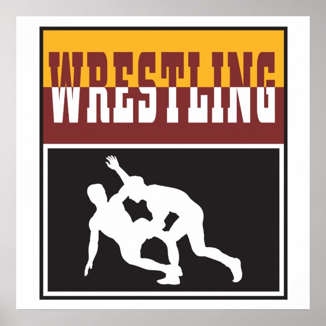 wrestling design poster (Front)