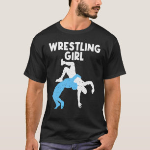 Wrestling For Wrestler Girls Kids Wrestling T-Shirt