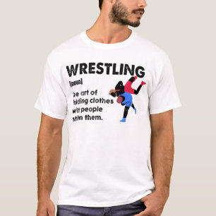 Wrestling Funny Dictionary Definition Wrestler T-Shirt