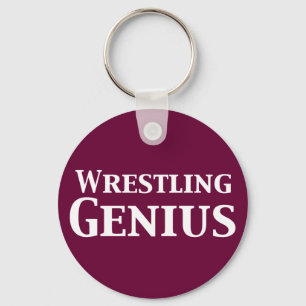 Wrestling Genius Gifts Key Ring