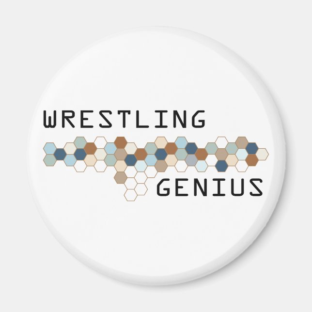 Wrestling Genius Magnet (Front)