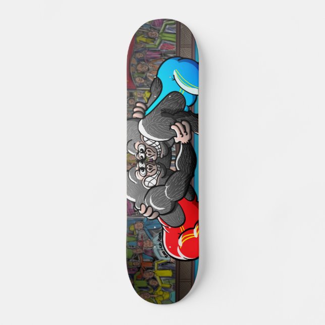 Wrestling Gorillas Skateboard (Front)