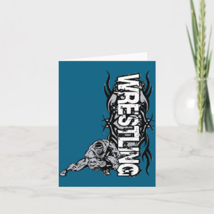 Wrestling Graphic Strong Wrestler For Men Women Bo Card