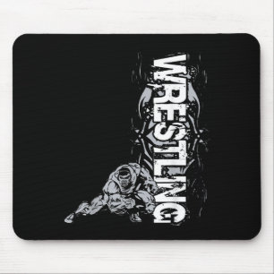 Wrestling Graphic Strong Wrestler For Men Women Bo Mouse Mat