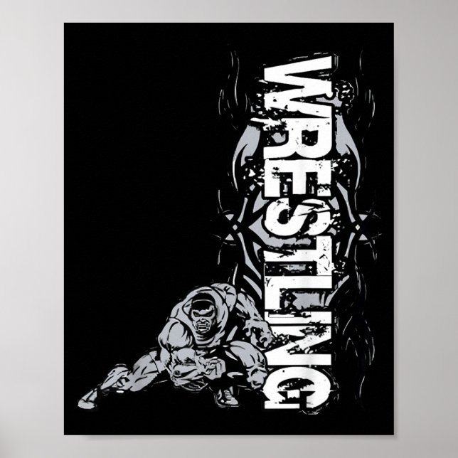 Wrestling Graphic Strong Wrestler For Men Women Bo Poster (Front)