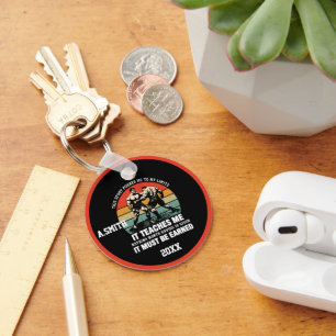 Wrestling It Must Be Earned Key Ring