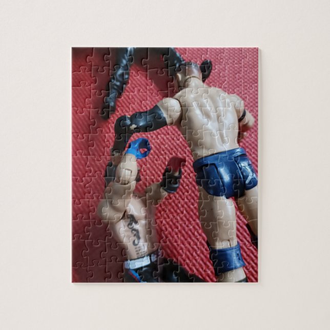 Wrestling Jigsaw Puzzle (Vertical)