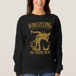 Wrestling  Martial Fight Warrior Headkick Sweatshirt