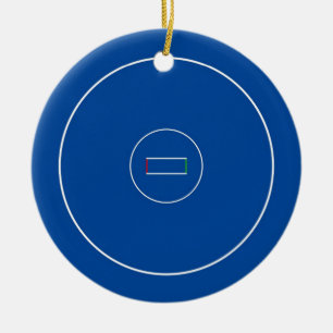 Wrestling Mat Ceramic Tree Decoration