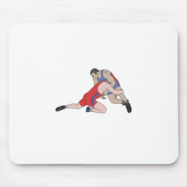 Wrestling Mouse Mat (Front)