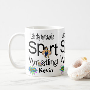 Wrestling Mugs Sports