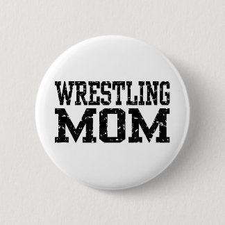 Wrestling Mum 6 Cm Round Badge