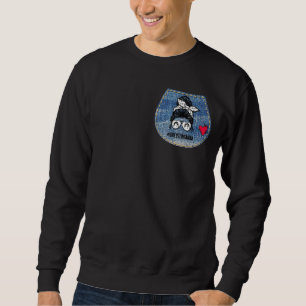 Wrestling Mum Messy Bun Hair Glasses Mothers Day J Sweatshirt