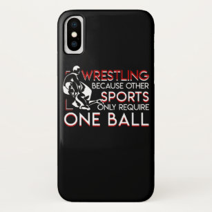 Wrestling Other Sports Only Require One Ball Case-Mate iPhone Case