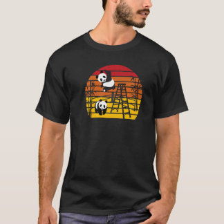 Wrestling Pandas Chinese Bamboo Eating Animals Be T-Shirt