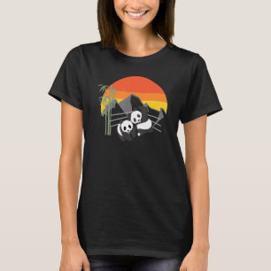 Wrestling Pandas Zoo Animal Bear For Men Women 1 T-Shirt
