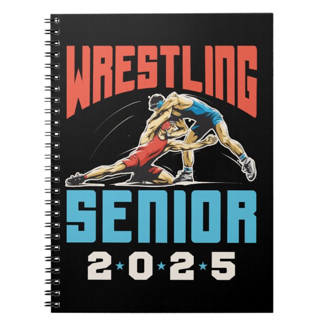 Wrestling Senior Class of 2025 Graduation Notebook (Front)