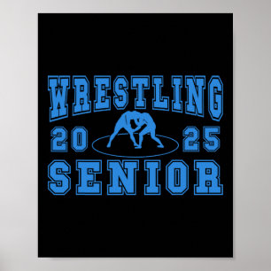 Wrestling Senior Night Wrestling Senior 2025 Gradu Poster