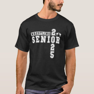 Wrestling Senior Night Wrestling Senior 2025 Gradu T-Shirt