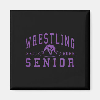 Wrestling Senior Night Wrestling Senior 2026 Gradu Magnet