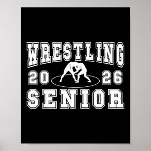 Wrestling Senior Night Wrestling Senior 2026 Gradu Poster