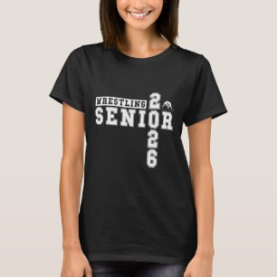 Wrestling Senior Night Wrestling Senior 2026 Gradu T-Shirt
