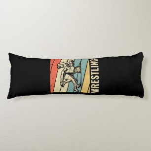 Wrestling Sport Wrestler Lover Funny Gift Body Cushion