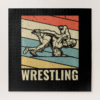 Wrestling Sport Wrestler Lover Funny Gift Jigsaw Puzzle